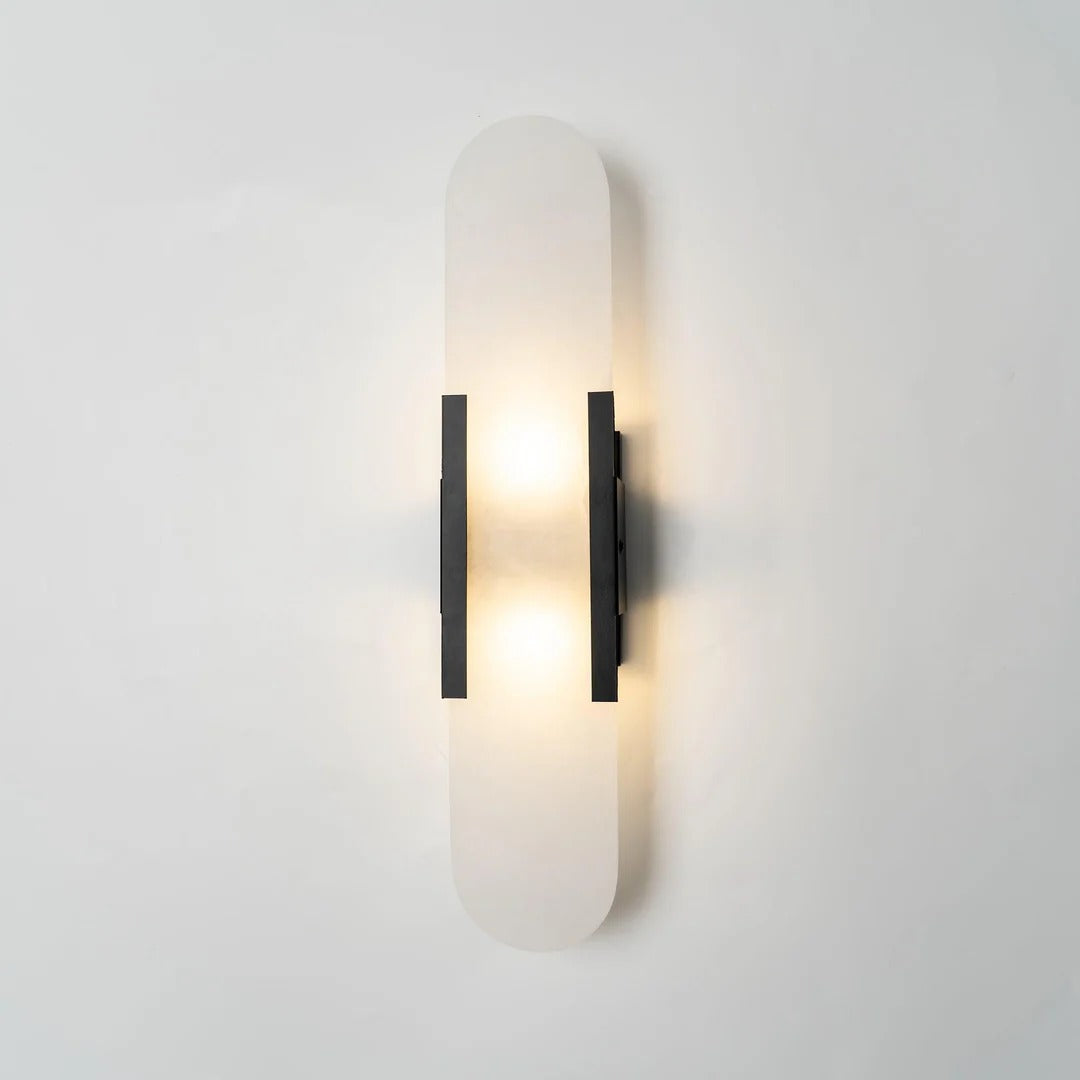 Minimalist Wall Sconce – Rounded Rectangular Shade