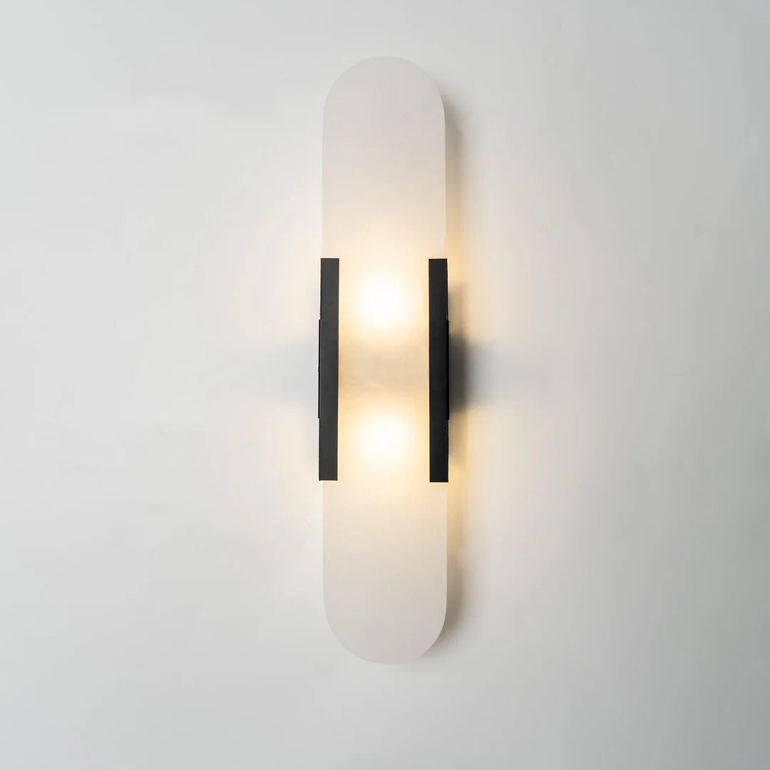 Minimalist Wall Sconce – Rounded Rectangular Shade