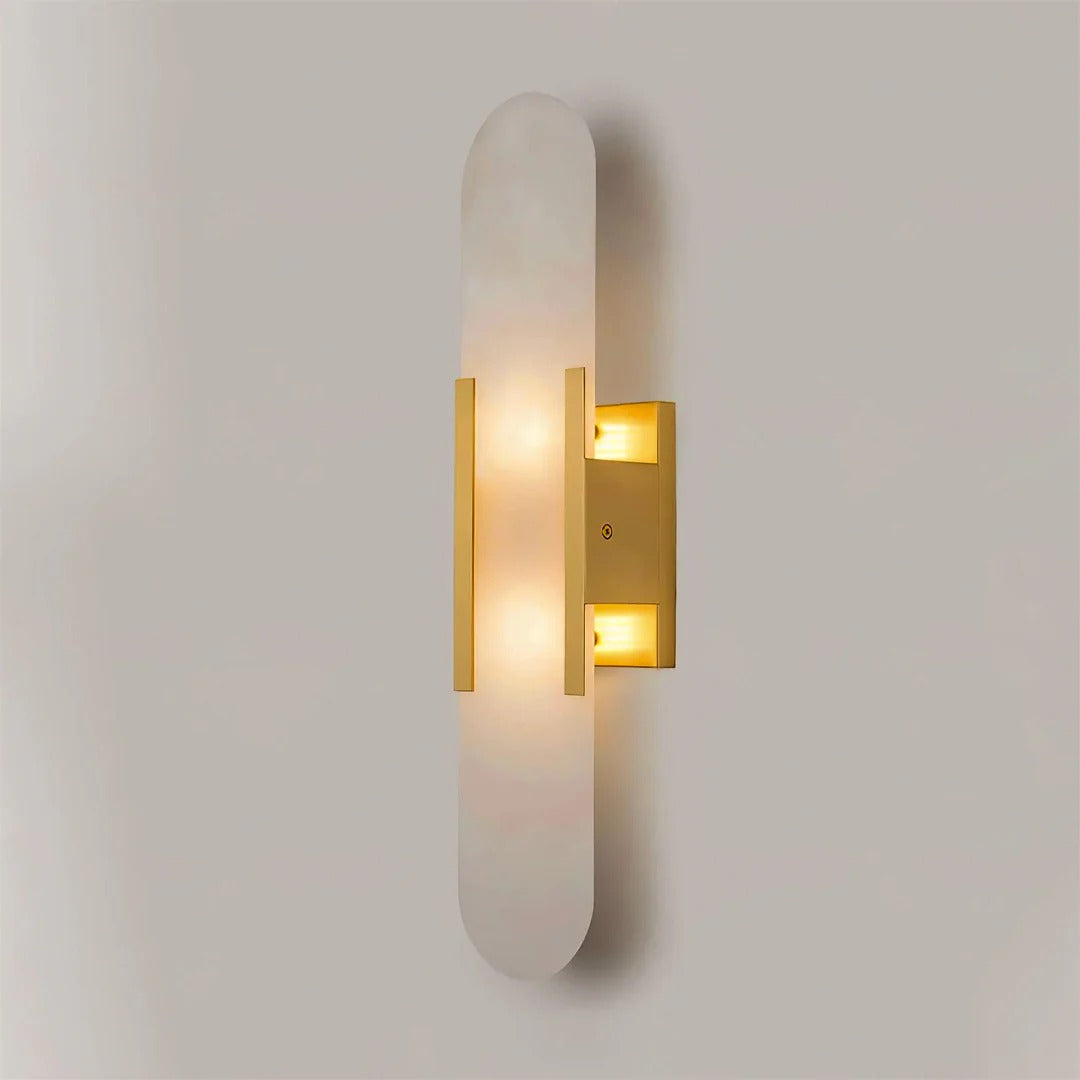 Minimalist Wall Sconce – Rounded Rectangular Shade