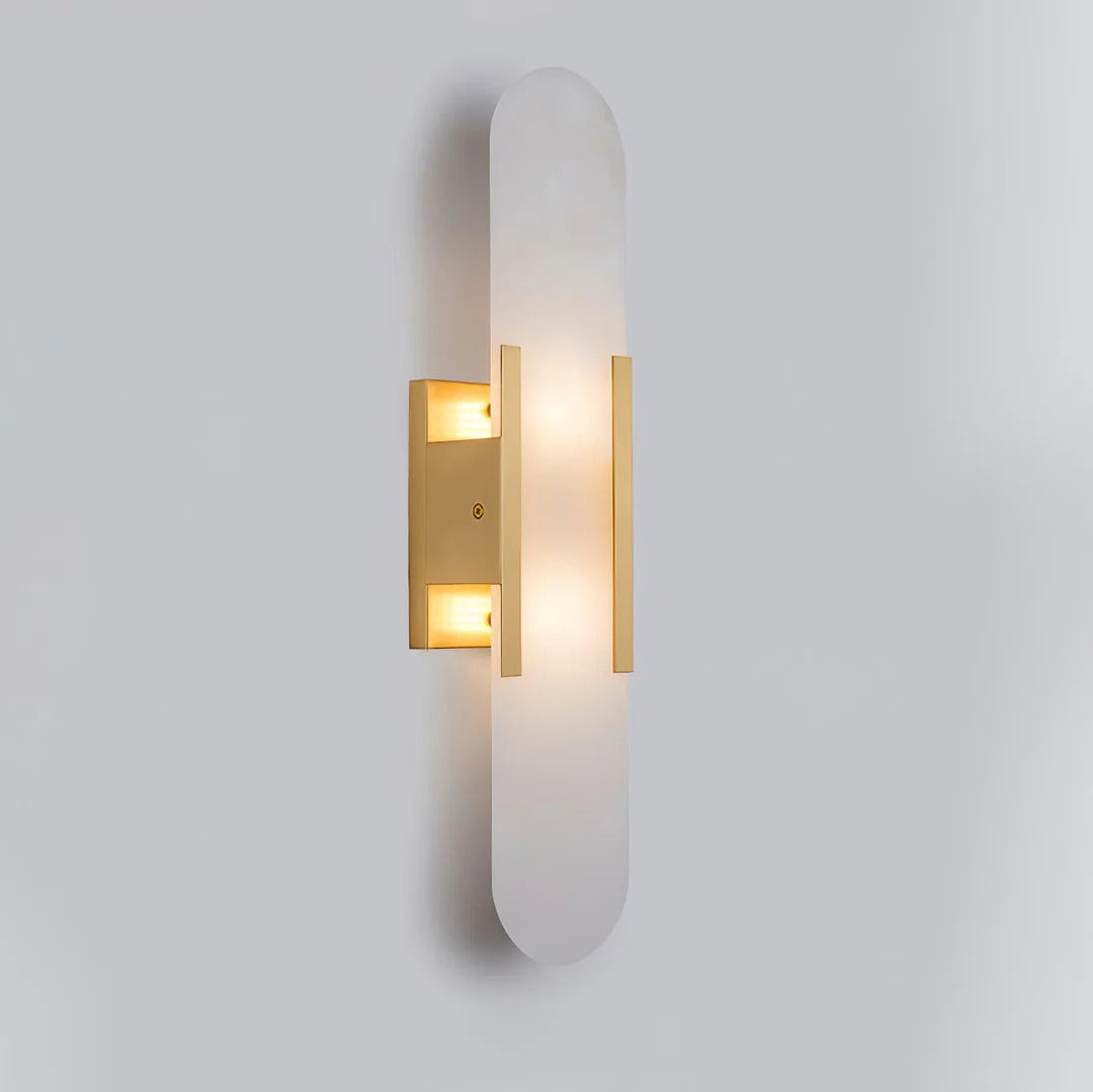 Minimalist Wall Sconce – Rounded Rectangular Shade