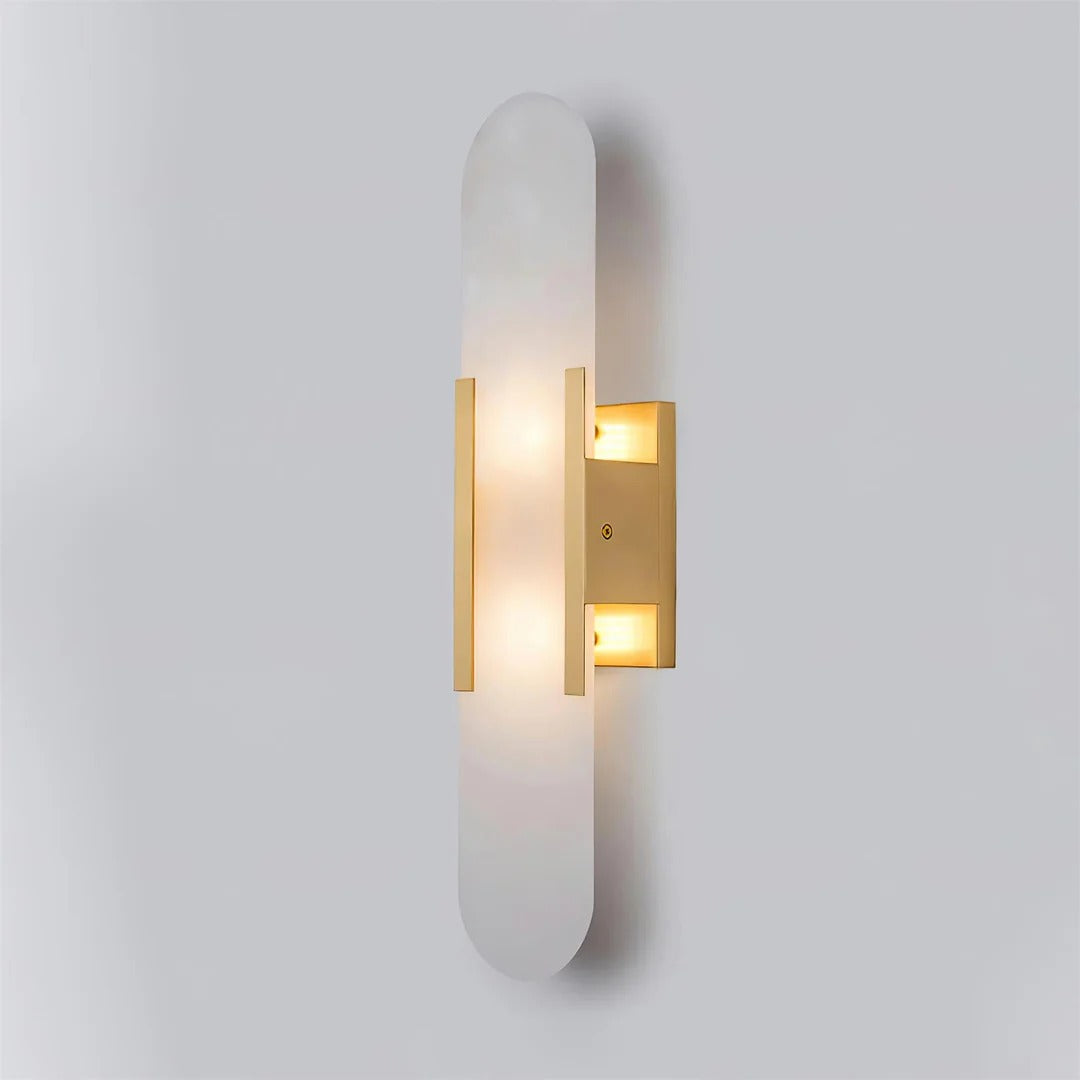 Minimalist Wall Sconce – Rounded Rectangular Shade