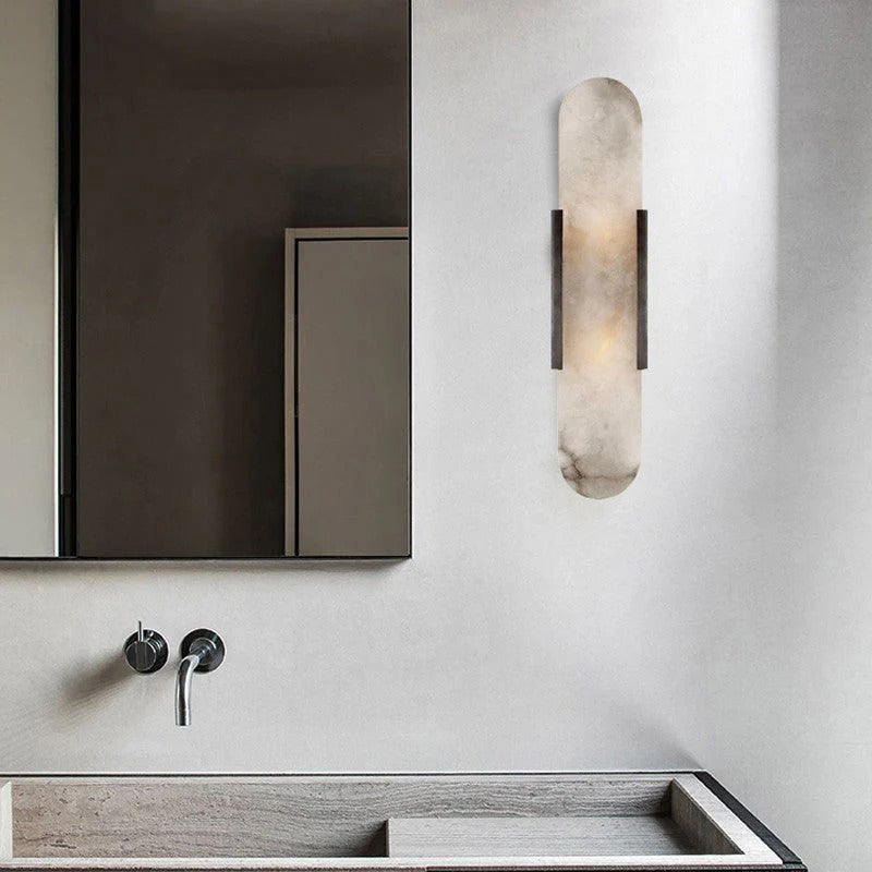 Minimalist Wall Sconce – Rounded Rectangular Shade