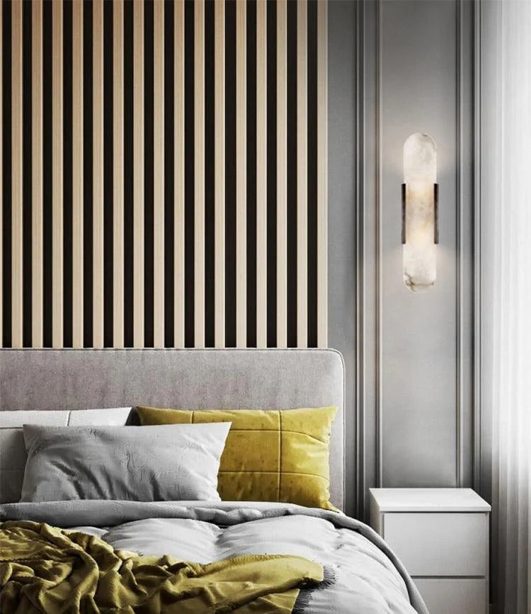 Minimalist Wall Sconce – Rounded Rectangular Shade