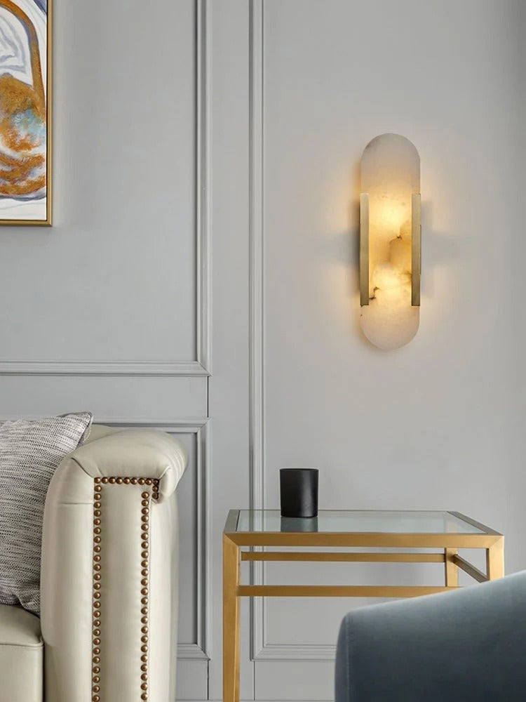 Minimalist Wall Sconce – Rounded Rectangular Shade