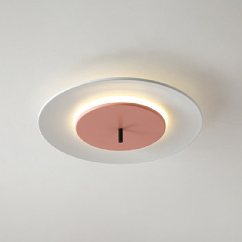 Minimalist Flush Mount LED-light with Concentric Design
