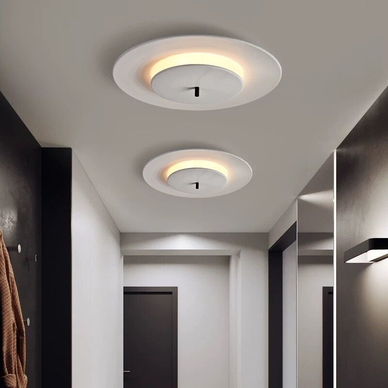 Minimalist Flush Mount LED-light with Concentric Design