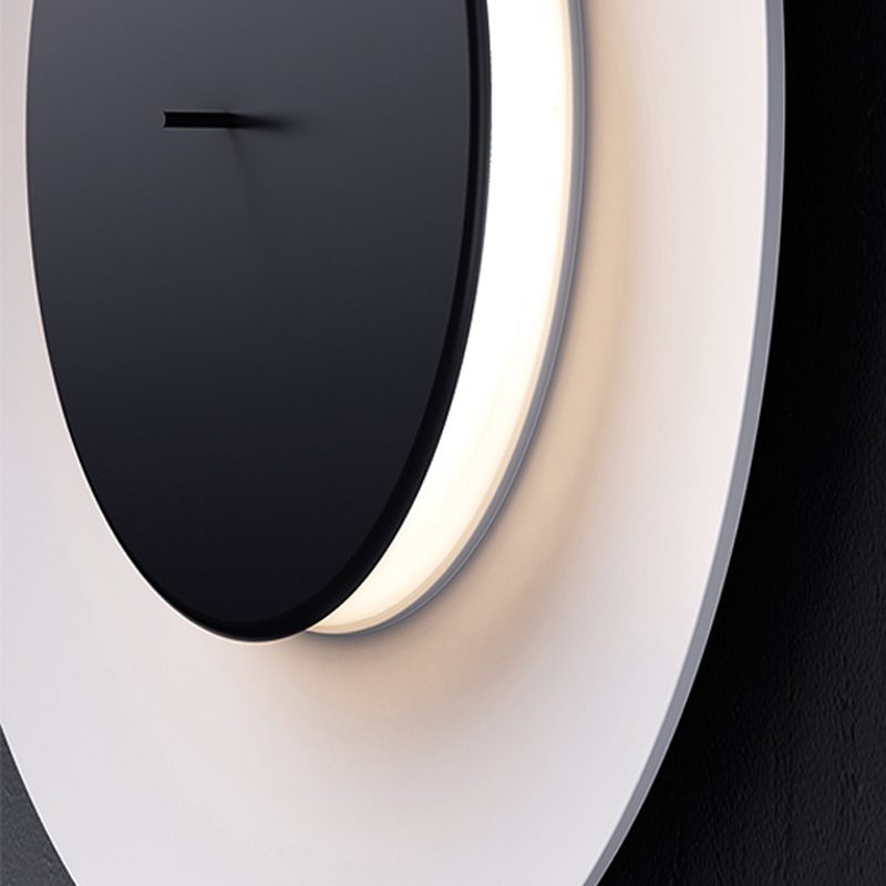 Minimalist Flush Mount LED-light with Concentric Design