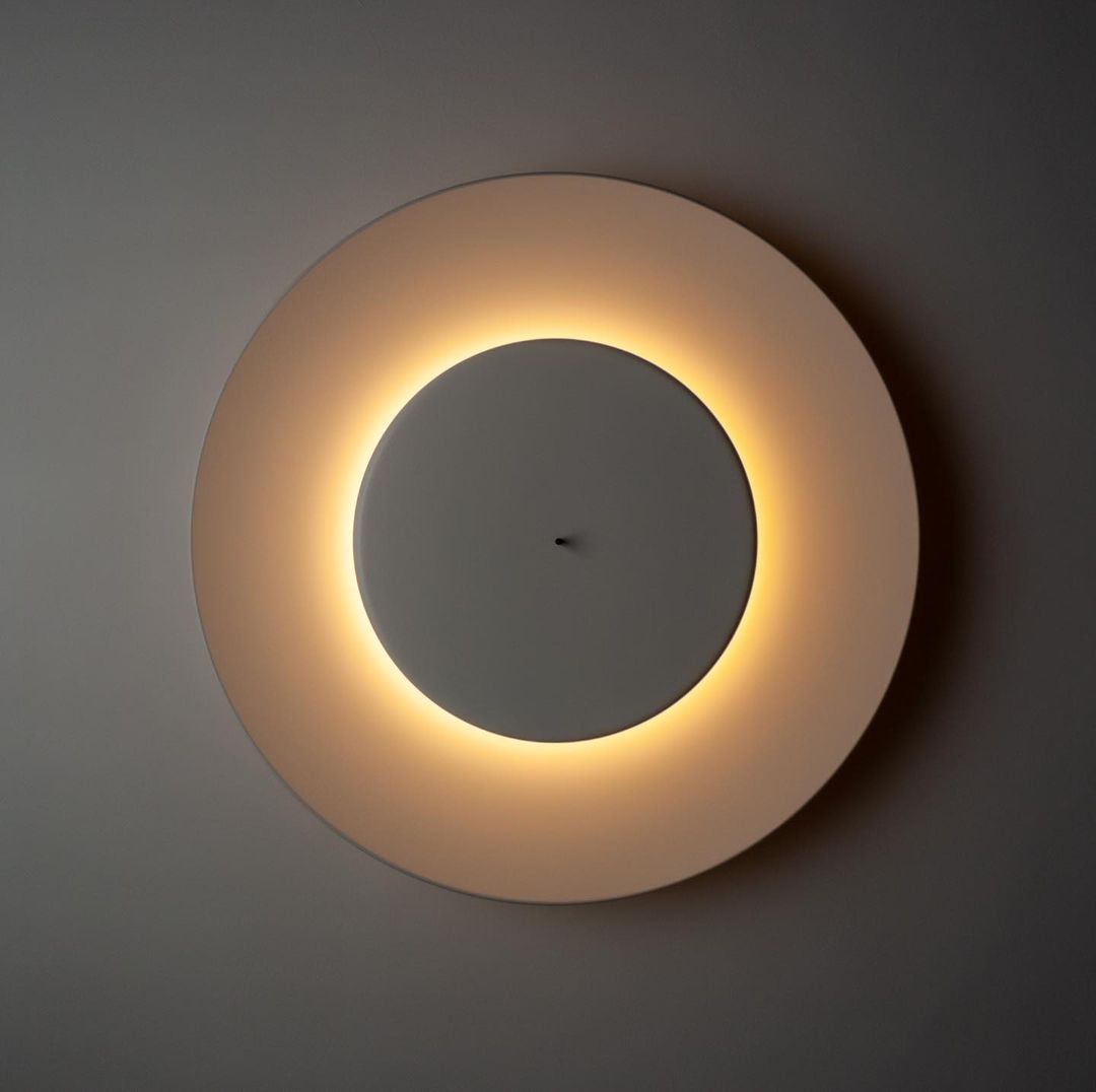 Minimalist Flush Mount LED-light with Concentric Design