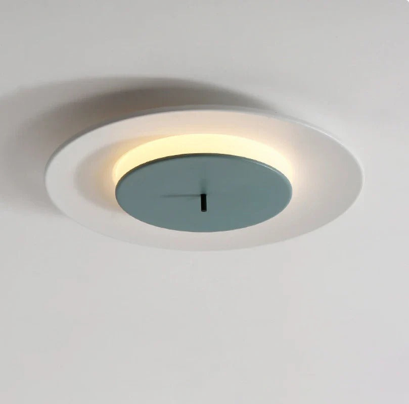 Minimalist Flush Mount LED-light with Concentric Design