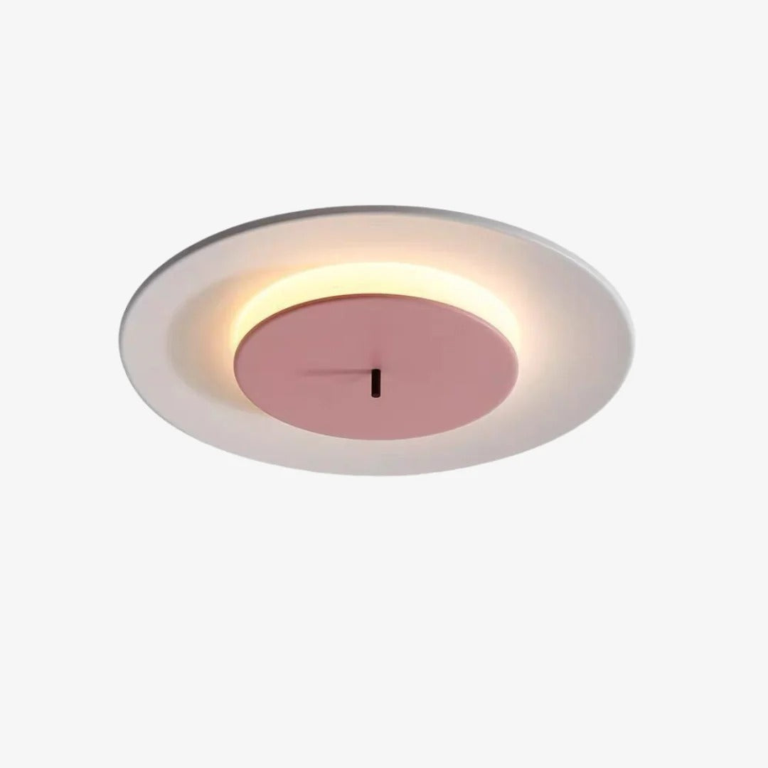 Minimalist Flush Mount LED-light with Concentric Design