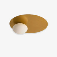 Modern Minimalist Flush Mount Light Oval Dome