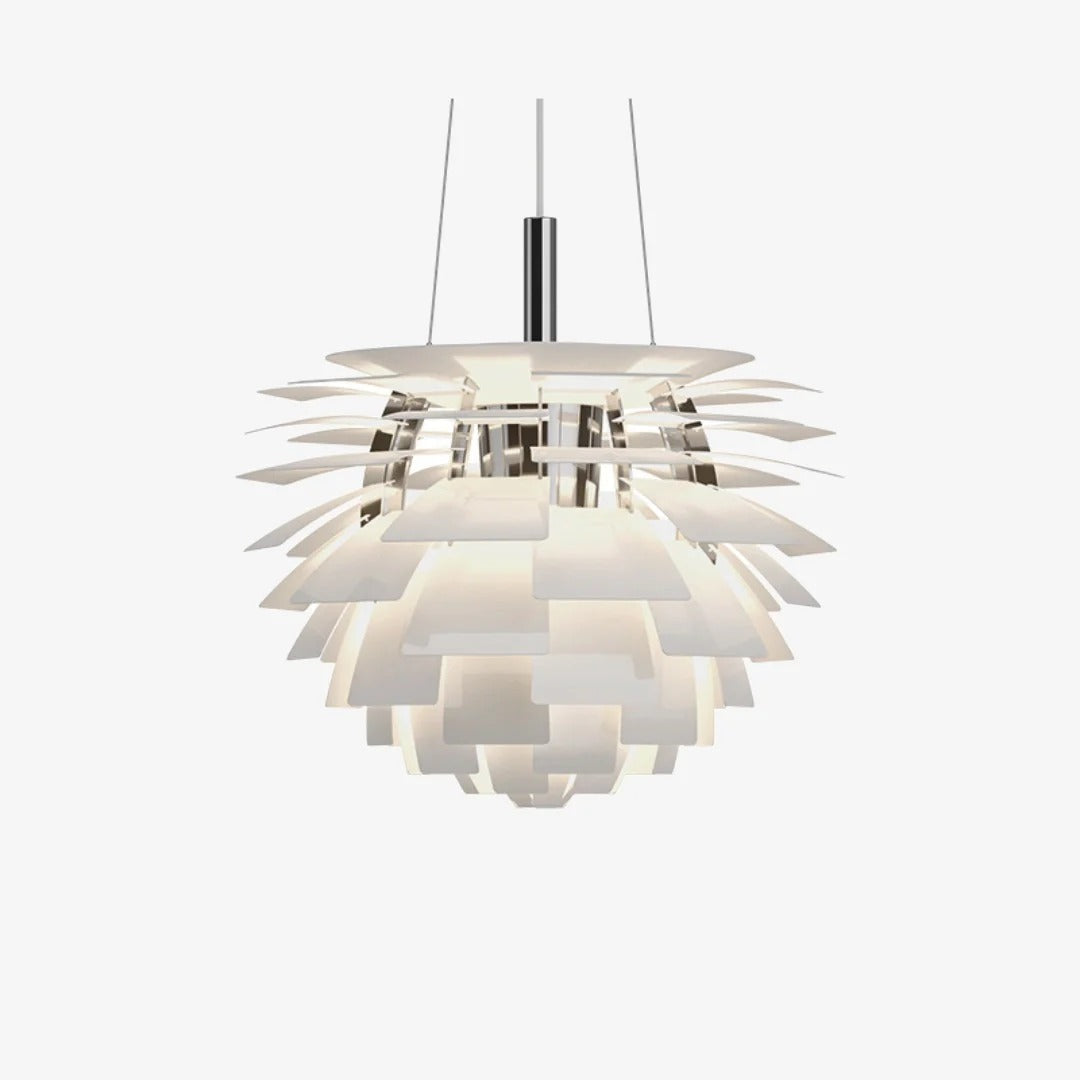 Modern Chandelier with Layered Spherical Design