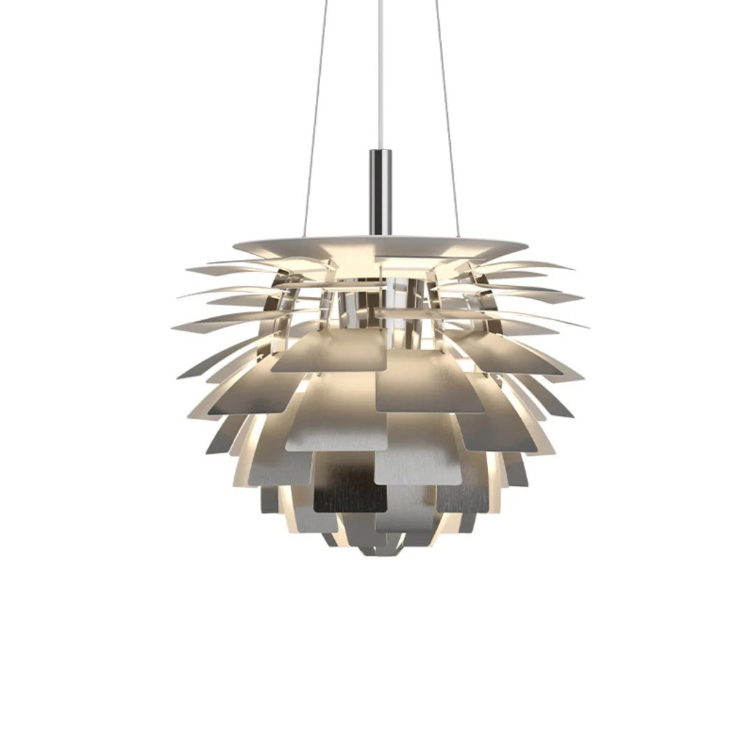 Modern Chandelier with Layered Spherical Design