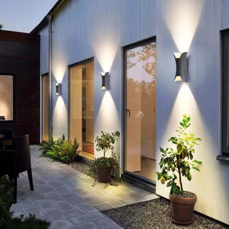 Modern LED Outdoor Wall Light – Waterproof, Multiple Colors, Garden & Patio
