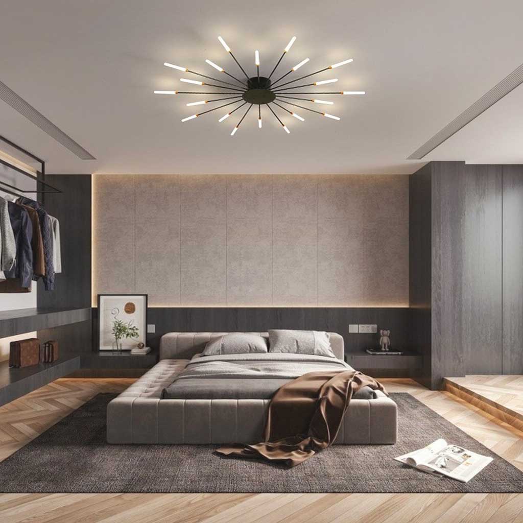 Fireworks Ceiling Light – Modern Dimmable Rods