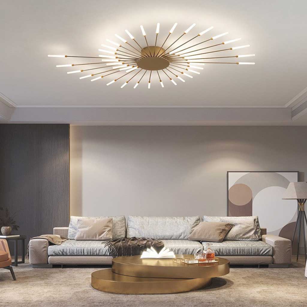 Fireworks Ceiling Light – Modern Dimmable Rods