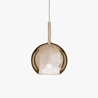 Minimalist Spherical Pendant Light With Cylindrical Top