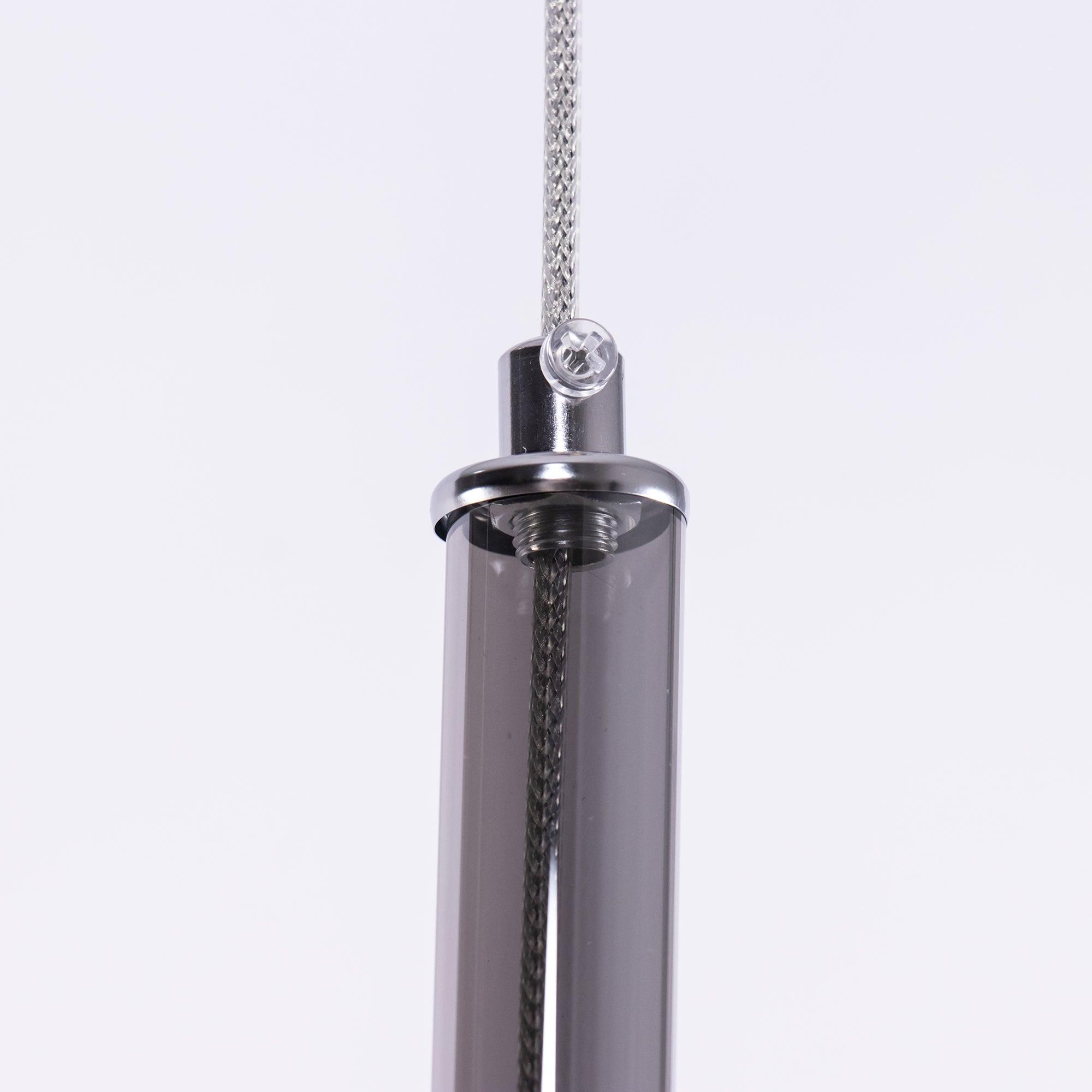 Minimalist Spherical Pendant Light With Cylindrical Top