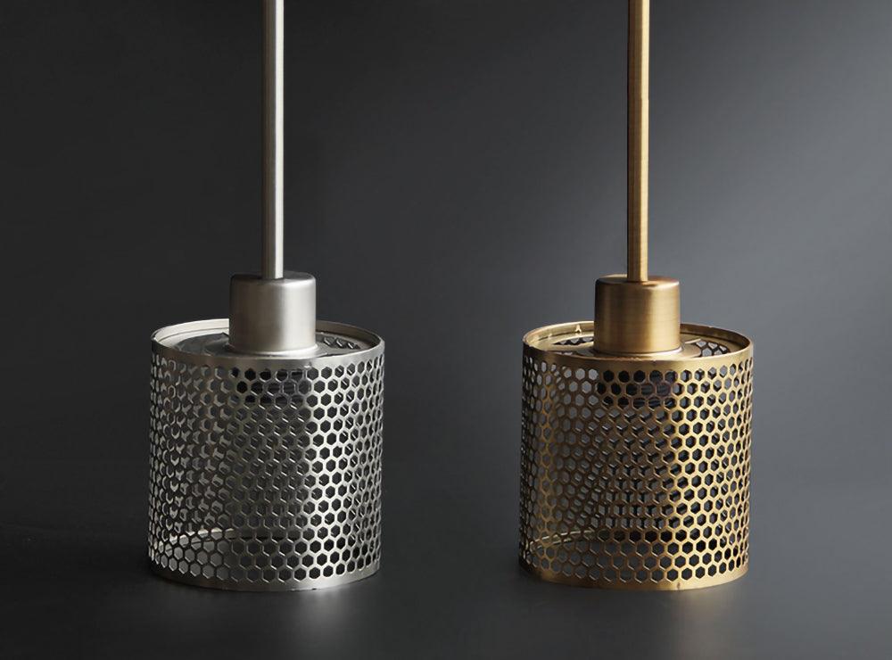 Industrial Cylindrical Wall Sconce with Round Diffuser