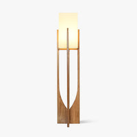 Mid-Century Modern Floor Lamp with U-Shaped Base