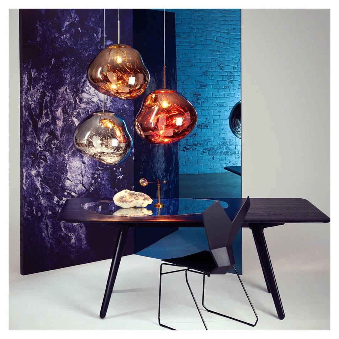 Modern Lava Pendant Lamp – Molten Glass Effect