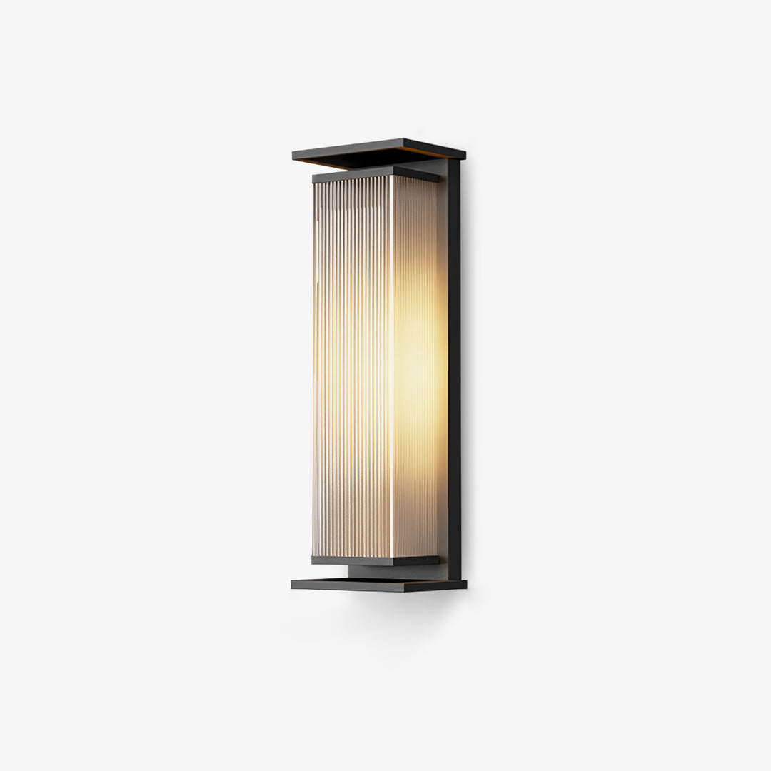 Modern Rectangular LED Outdoor Wall Lamp – Box Design, Waterproof