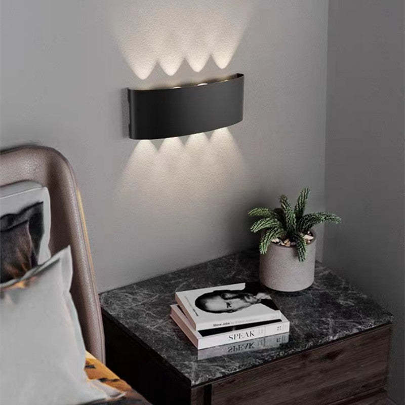 Modern Rectangular Outdoor Wall Lamp – Waterproof & Rustproof LED