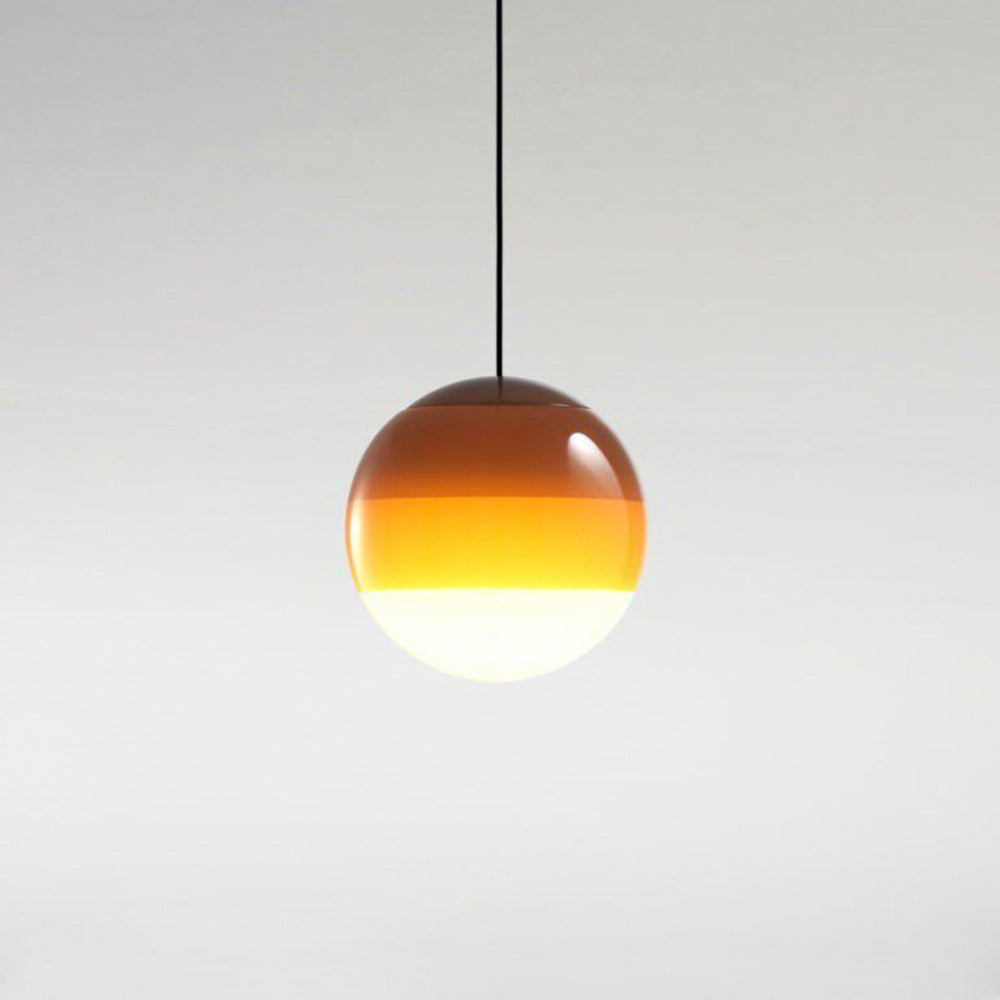 Hanging Smooth Spherical Pendant Light in Retro