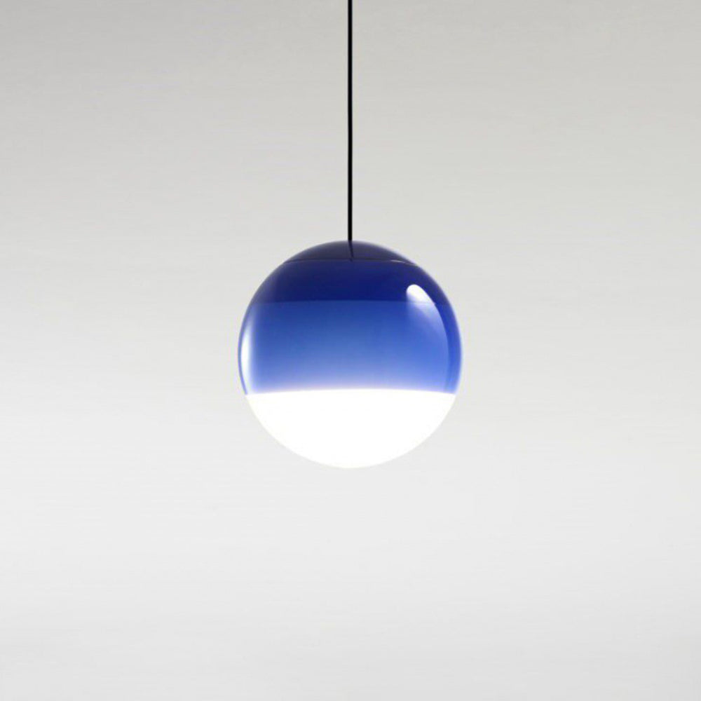 Hanging Smooth Spherical Pendant Light in Retro