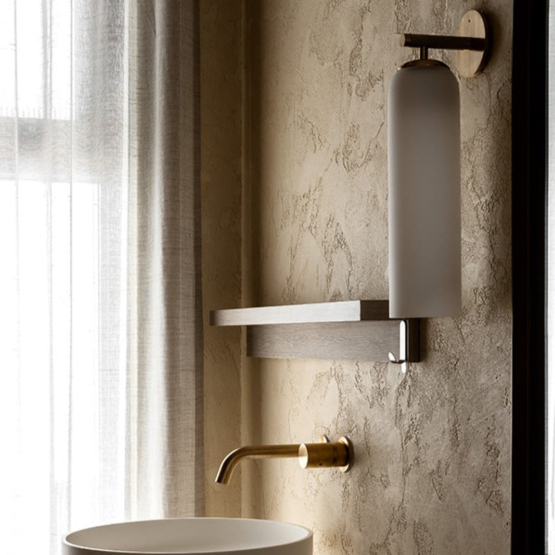 Scandinavian Cylindrical Wall Sconce Plug-In