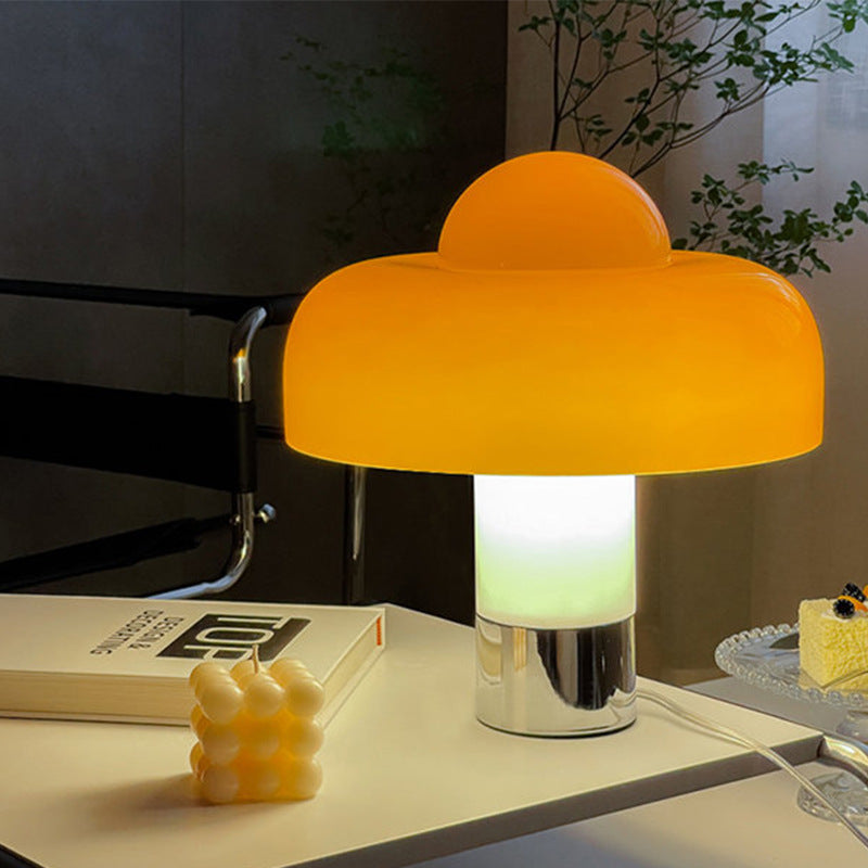 Mid-Century Modern Table Lamp – Hemispherical Shade