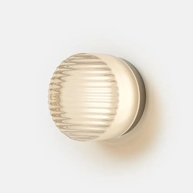 Modern LED Wall Sconce in Potato Chip Design
