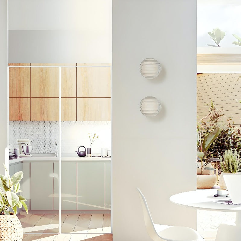 Modern LED Wall Sconce in Potato Chip Design
