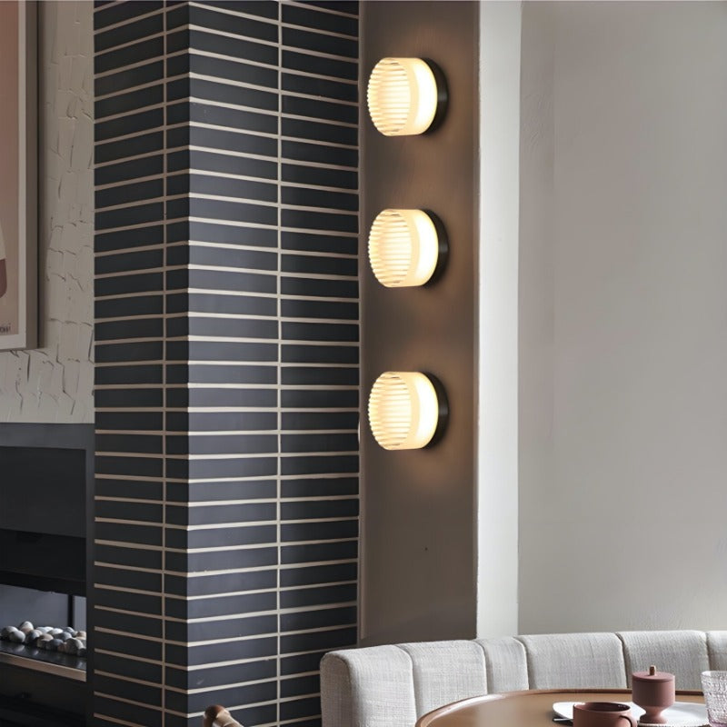 Modern LED Wall Sconce in Potato Chip Design