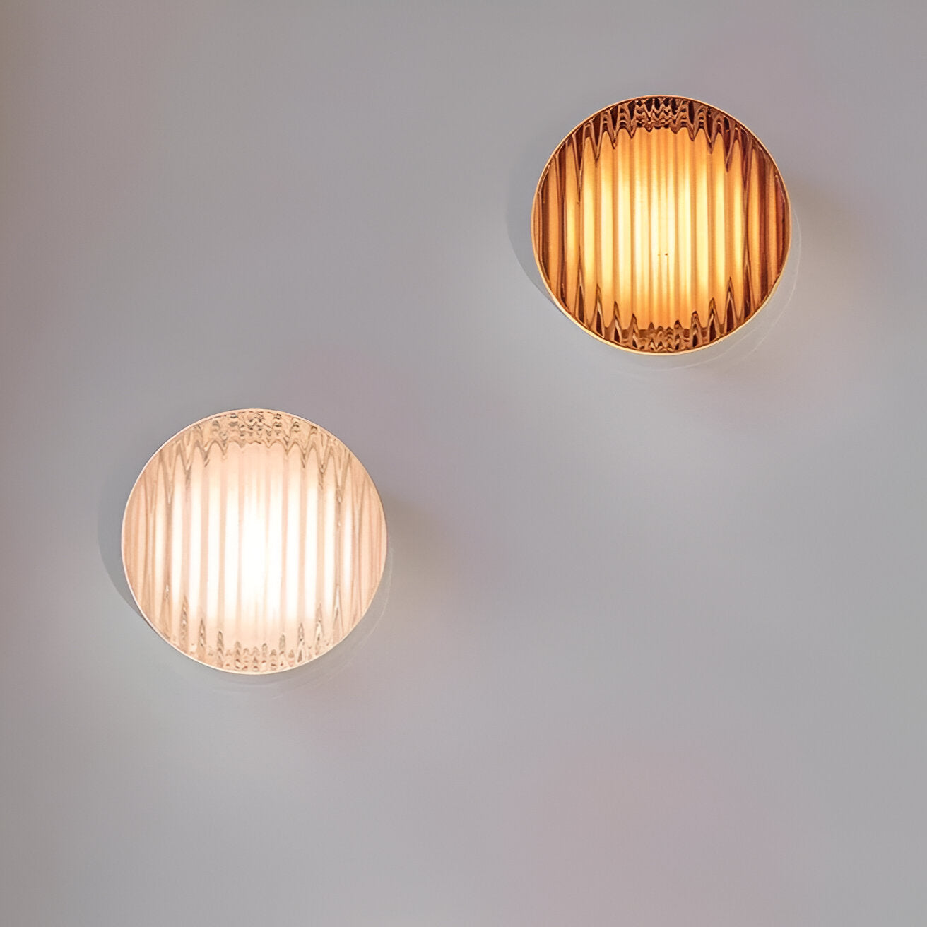 Modern LED Wall Sconce in Potato Chip Design