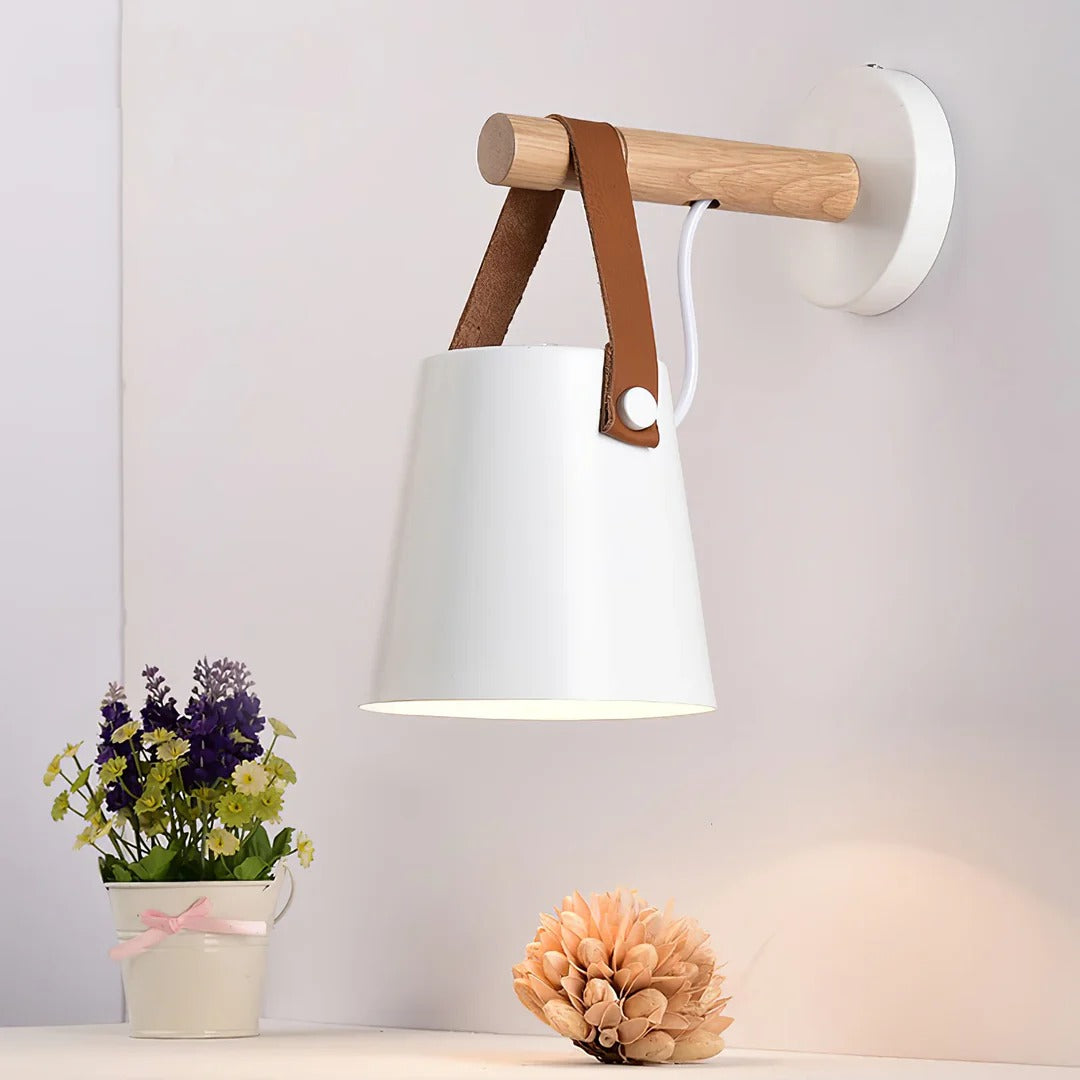 Modern Nordic Wood Wall Light