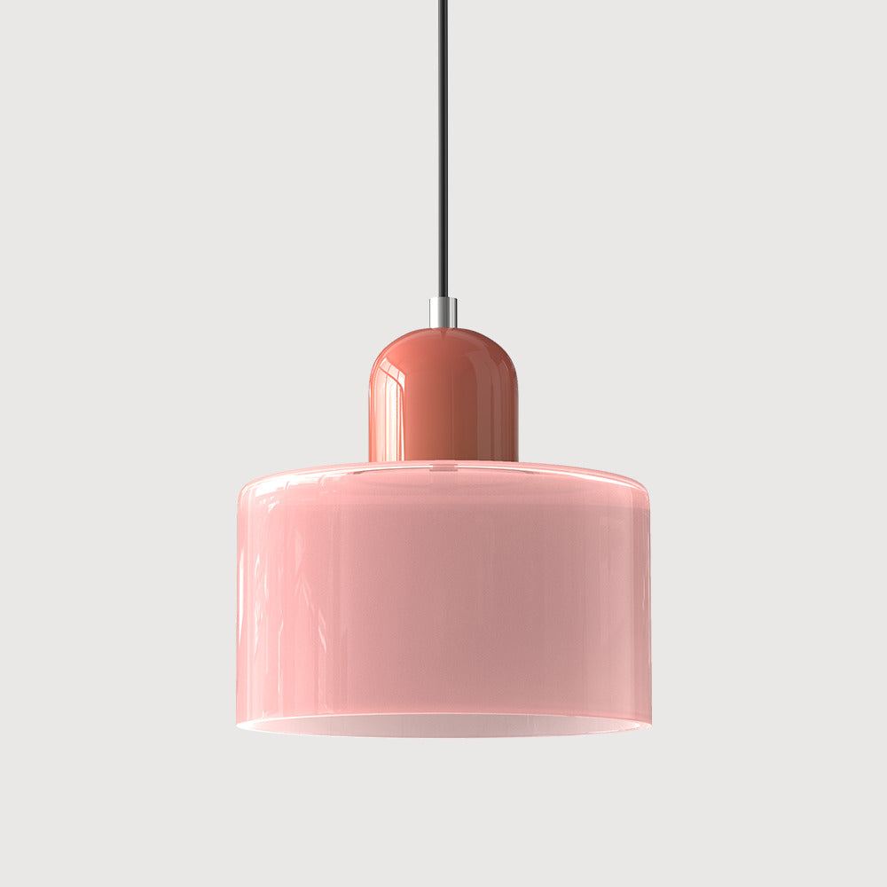 Bauhaus Cylindrical Dome-Top Island Pendant Lamp