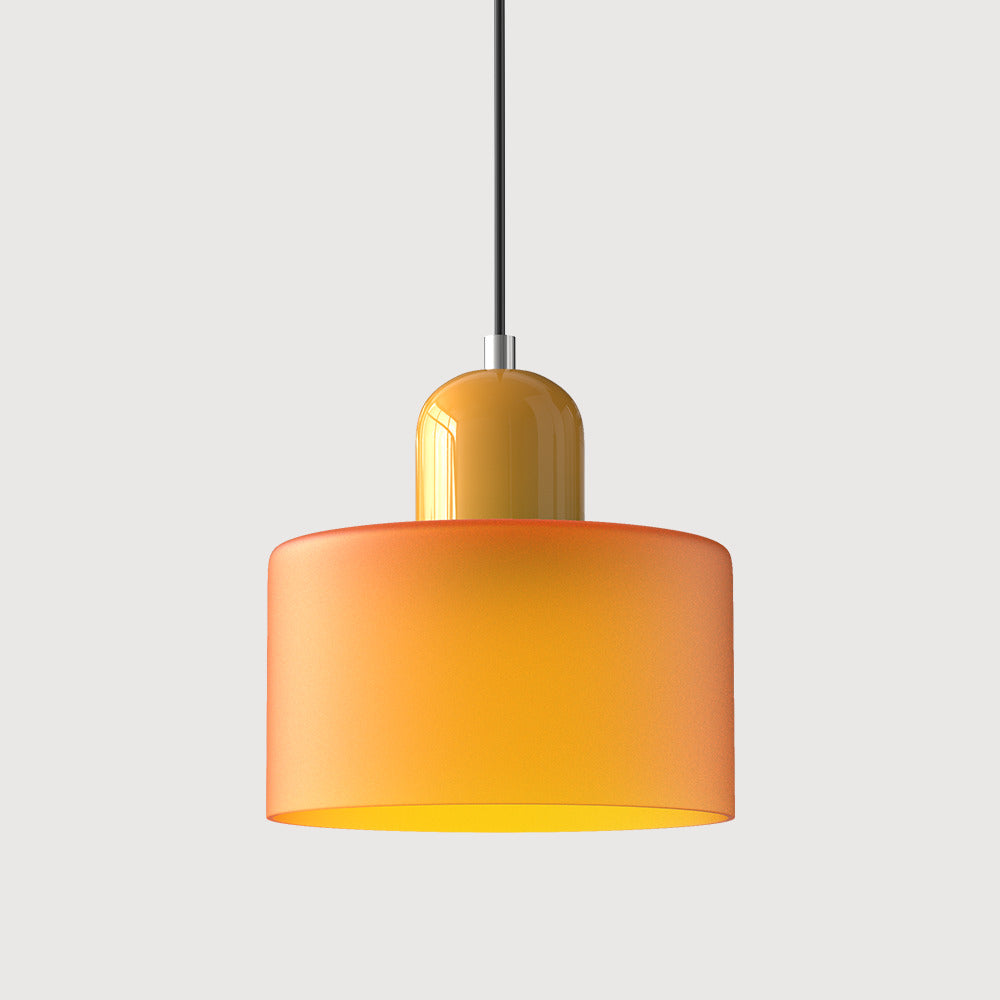 Bauhaus Cylindrical Dome-Top Island Pendant Lamp