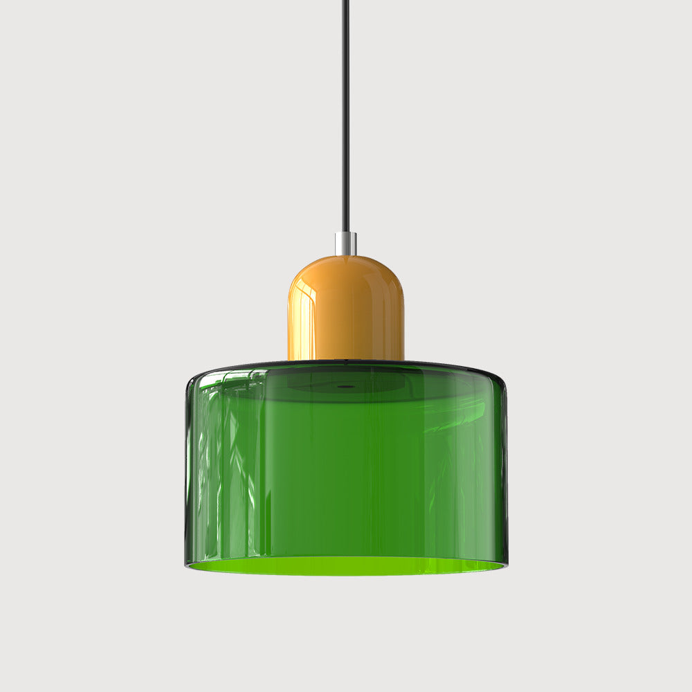 Bauhaus Cylindrical Dome-Top Island Pendant Lamp