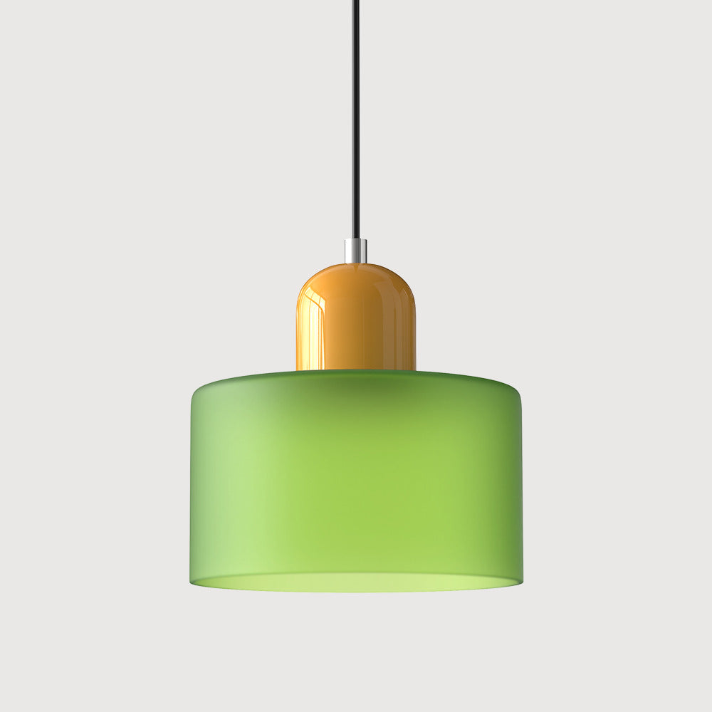 Bauhaus Cylindrical Dome-Top Island Pendant Lamp