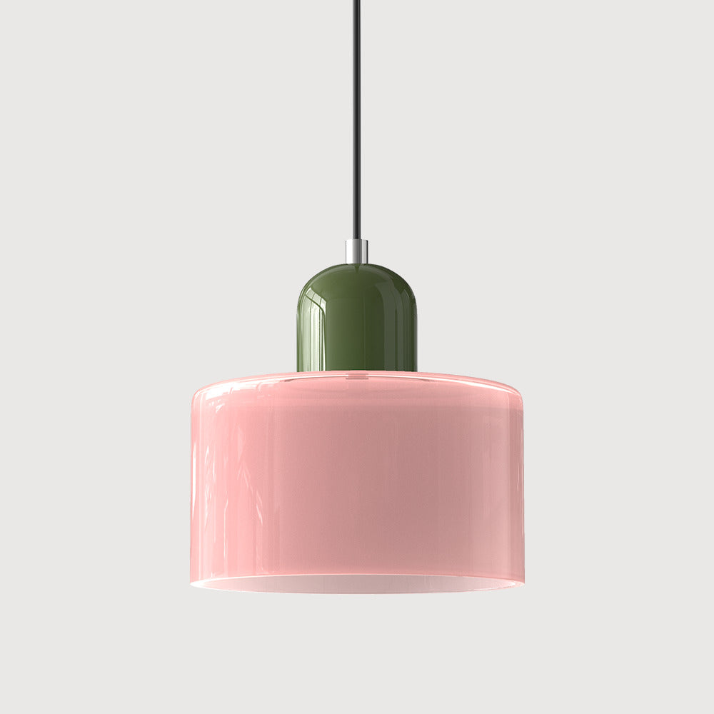 Bauhaus Cylindrical Dome-Top Island Pendant Lamp