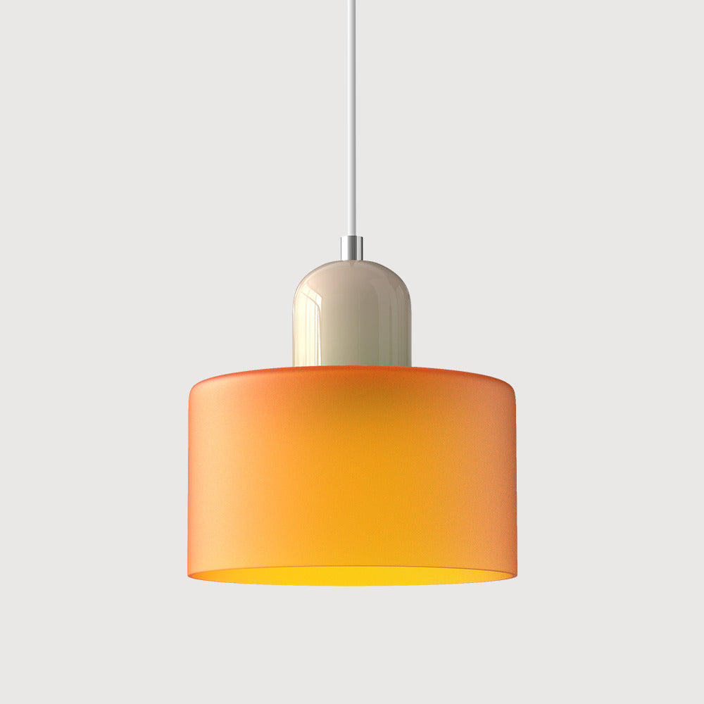 Bauhaus Cylindrical Dome-Top Island Pendant Lamp