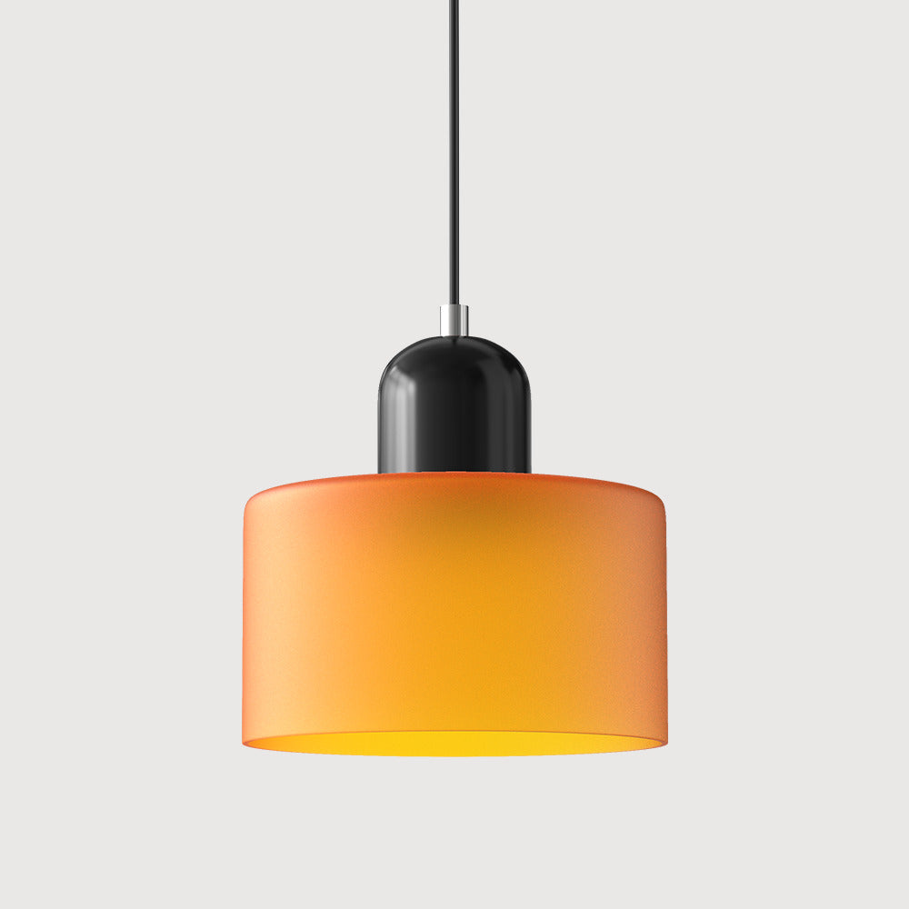 Bauhaus Cylindrical Dome-Top Island Pendant Lamp