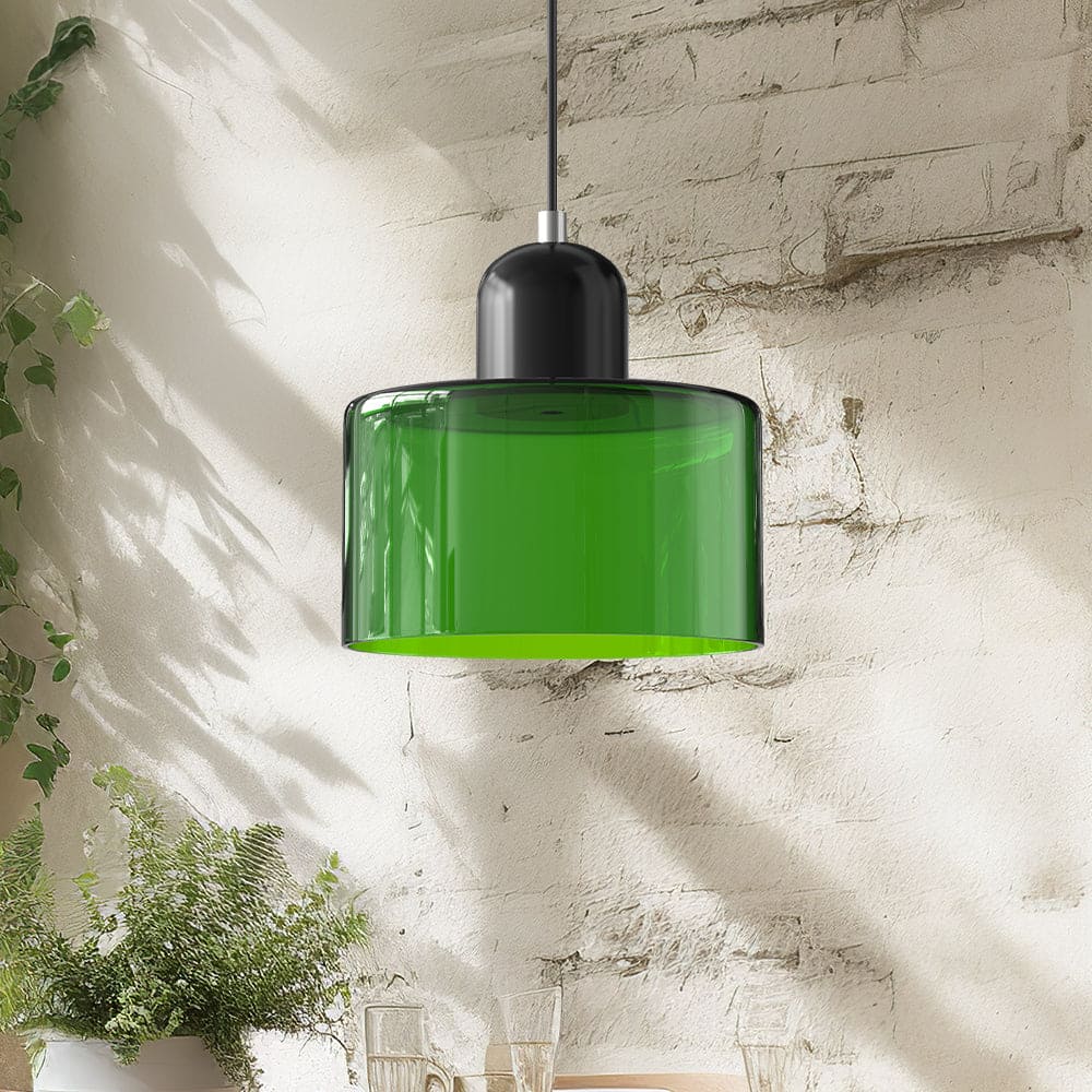 Bauhaus Cylindrical Dome-Top Island Pendant Lamp