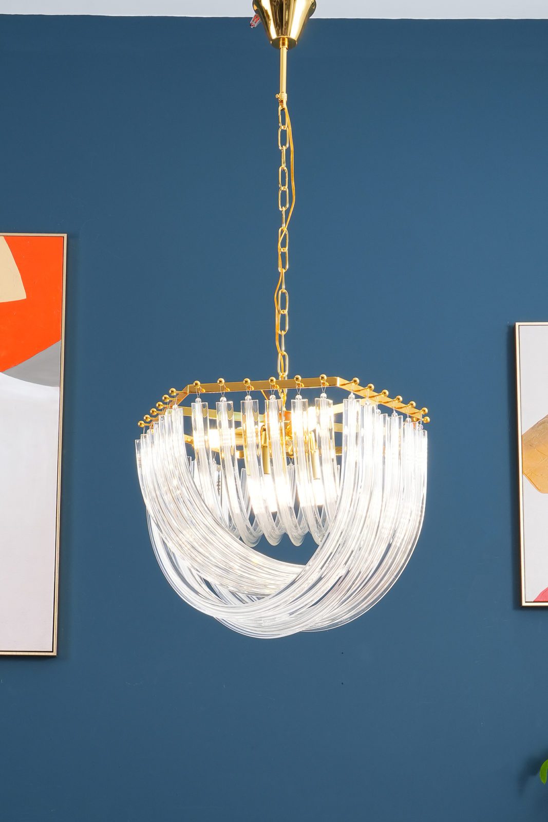 Art Deco Murano Chandelier & Elegant Lighting