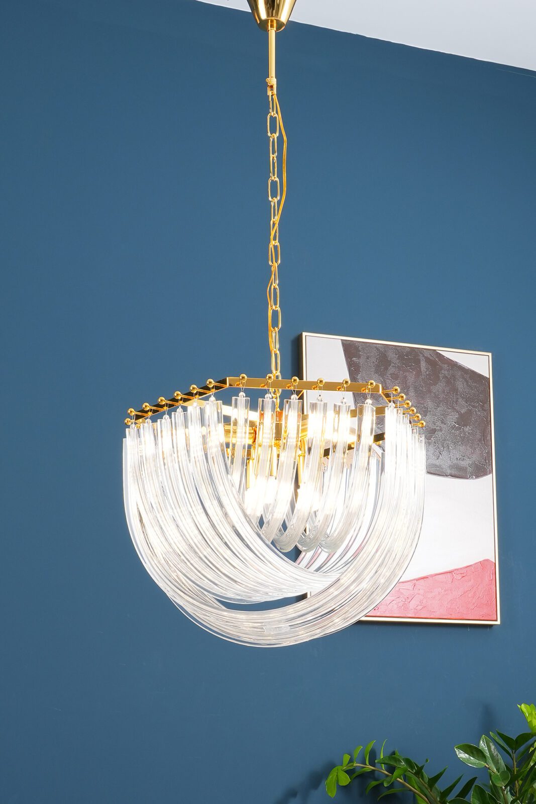 Art Deco Murano Chandelier & Elegant Lighting