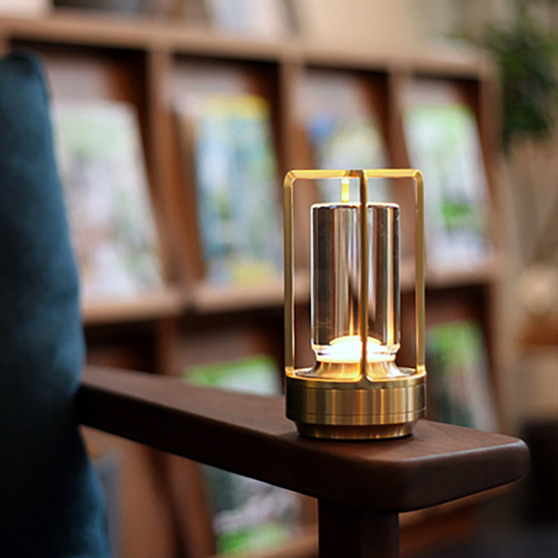 Nordic Cordless Lantern Lamp – Dimmable & Water-Resistant