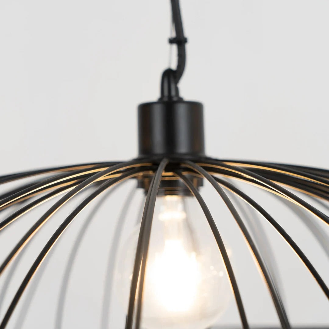 Minimalist Intersecting Ellipses LED Pendant Light