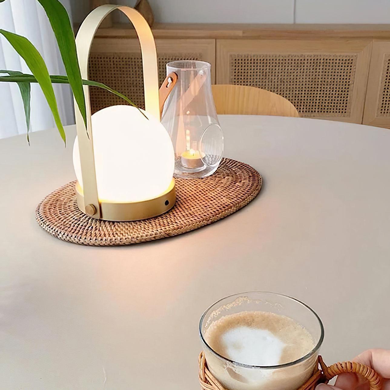 Minimalist Spherical – Cordless LED Table Lamp