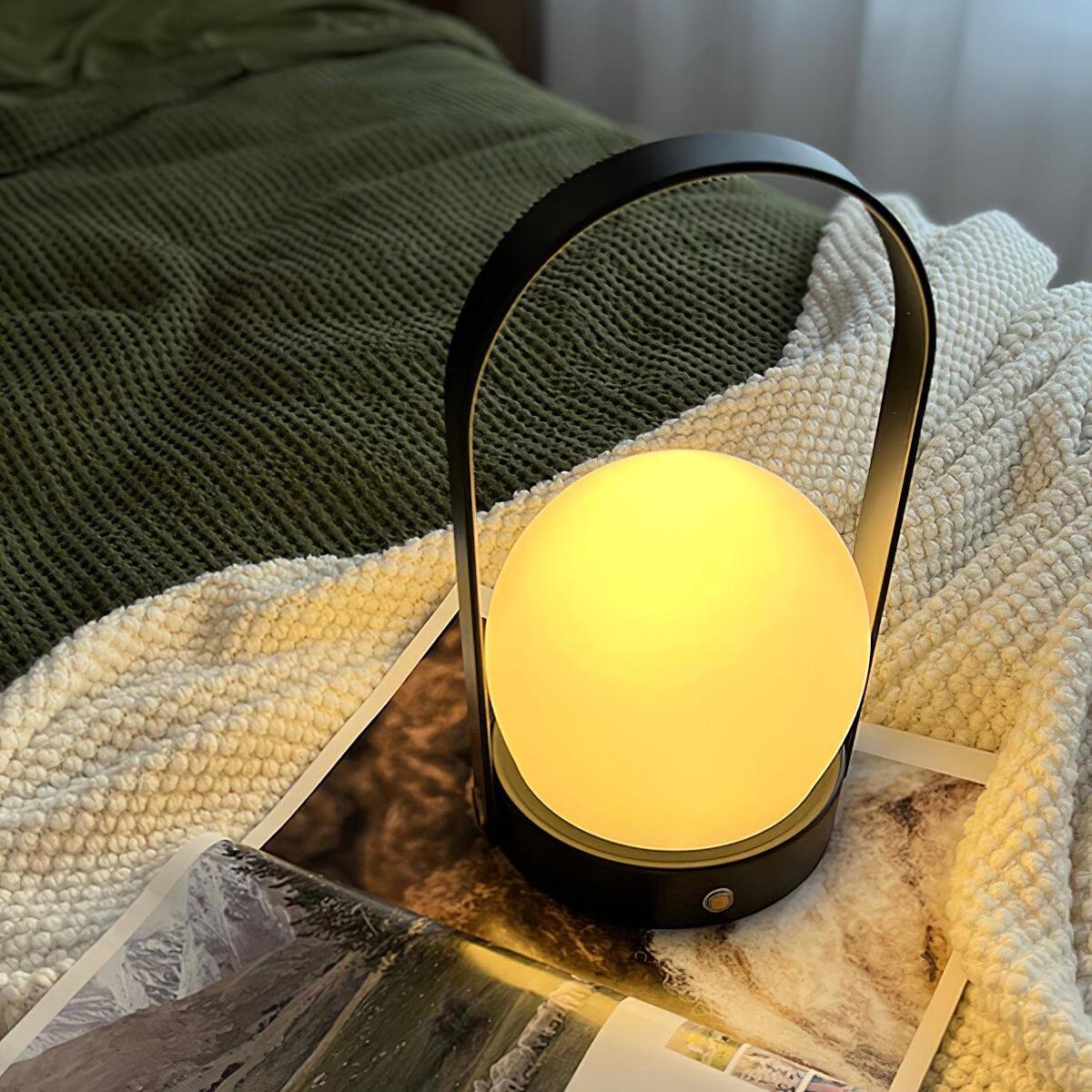 Minimalist Spherical – Cordless LED Table Lamp